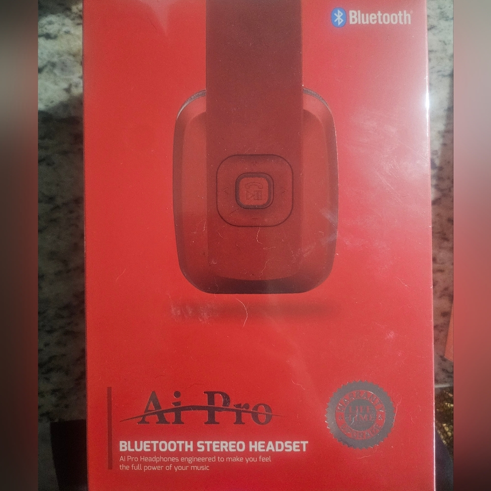 AI PRO 200-Bluetooth Stereo Headset - Red